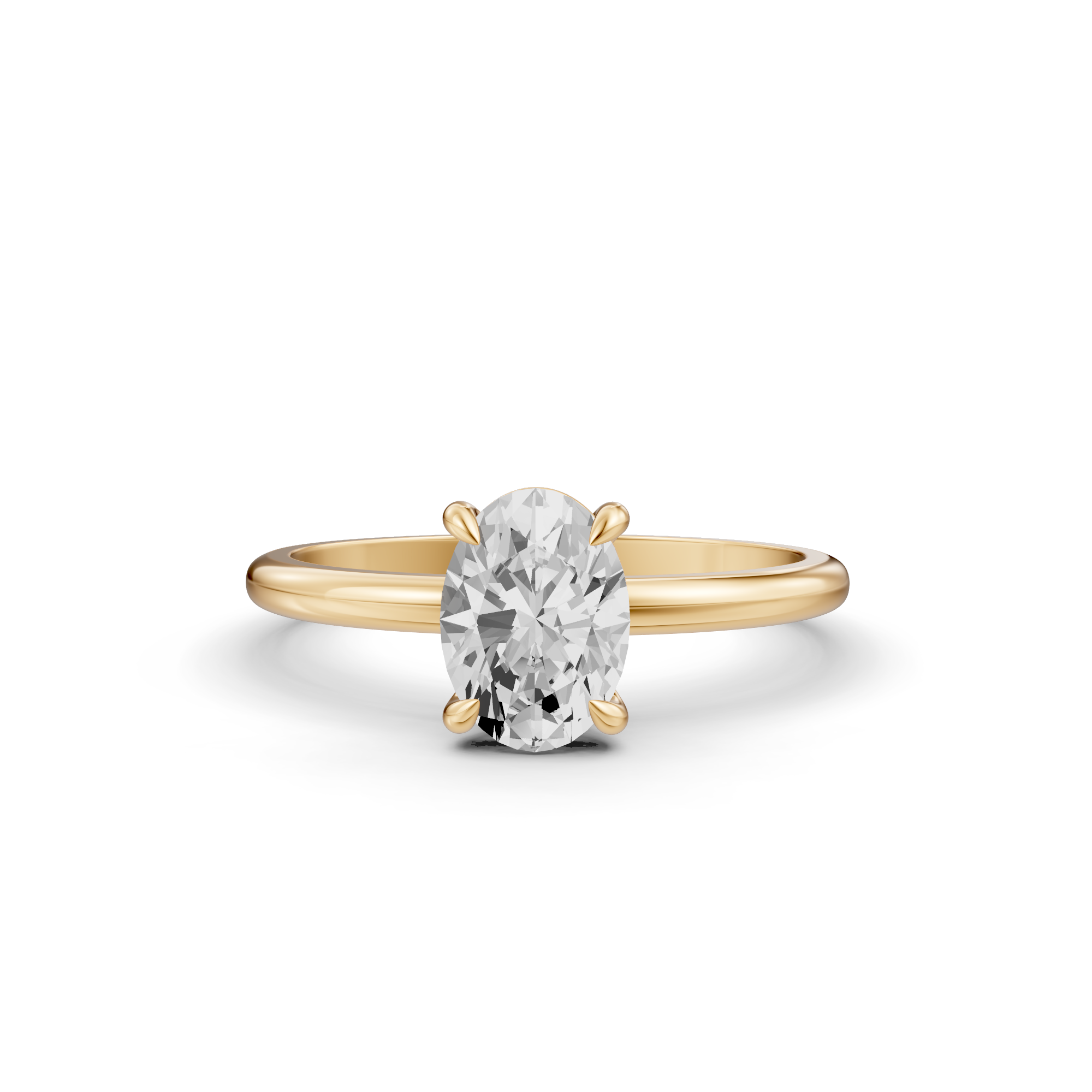 Oval Solitaire Ring