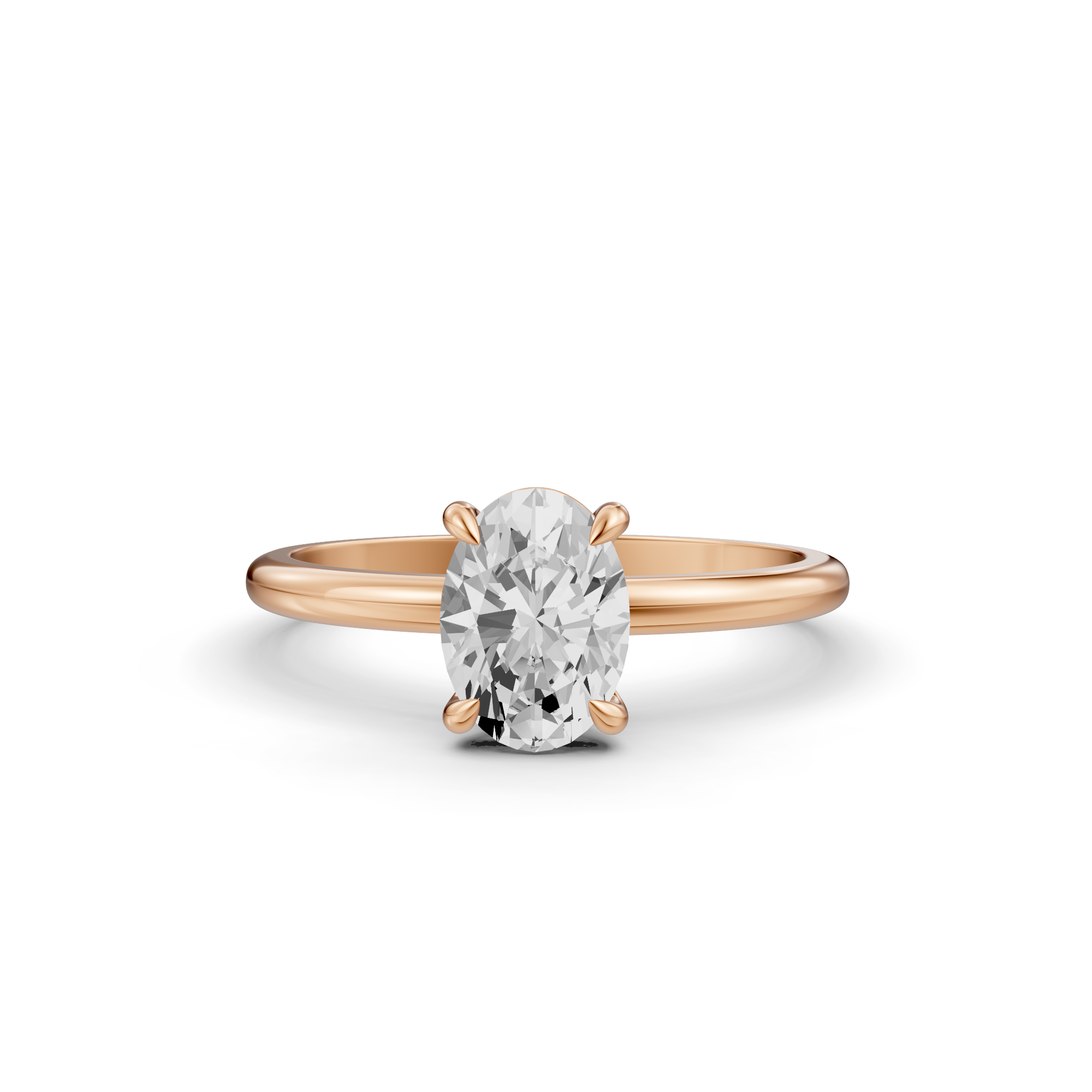 Oval Solitaire Ring