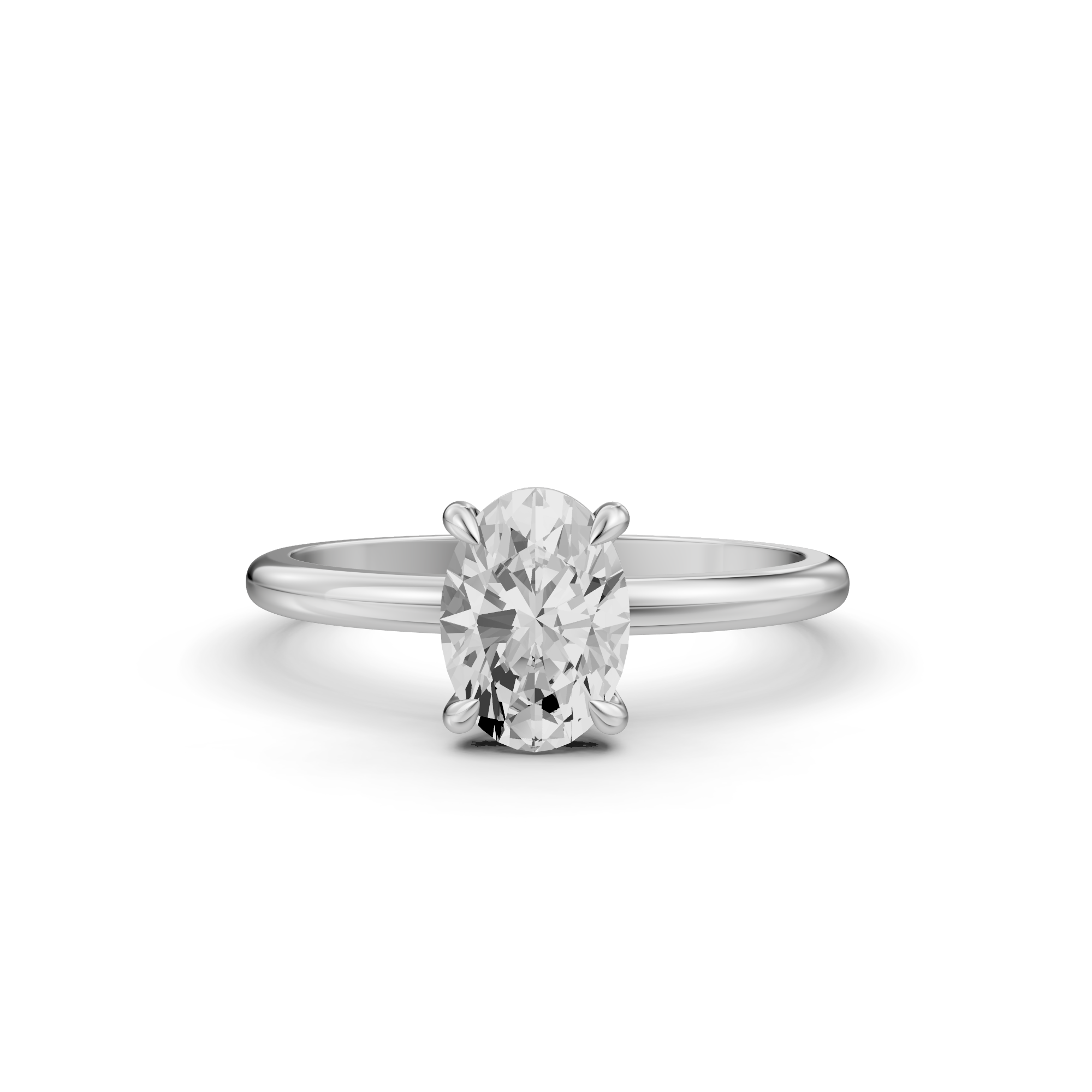 Oval Solitaire Ring