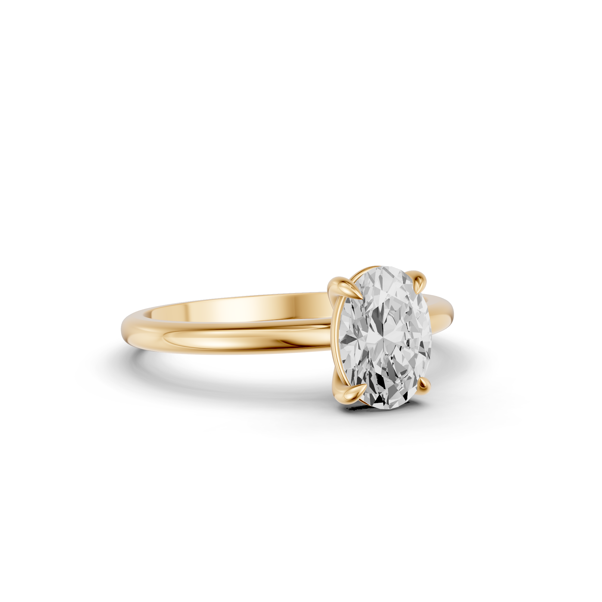 Oval Solitaire Ring