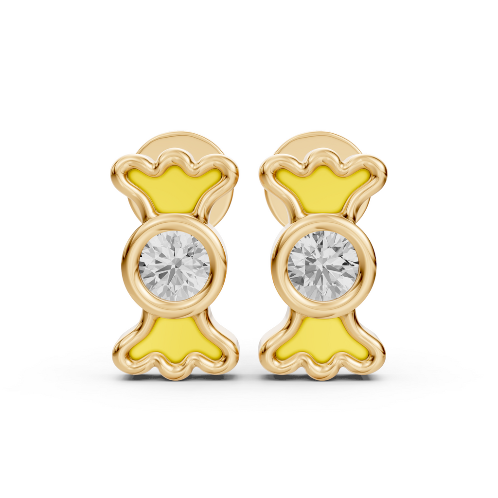 Candy Pop Diamond Studs