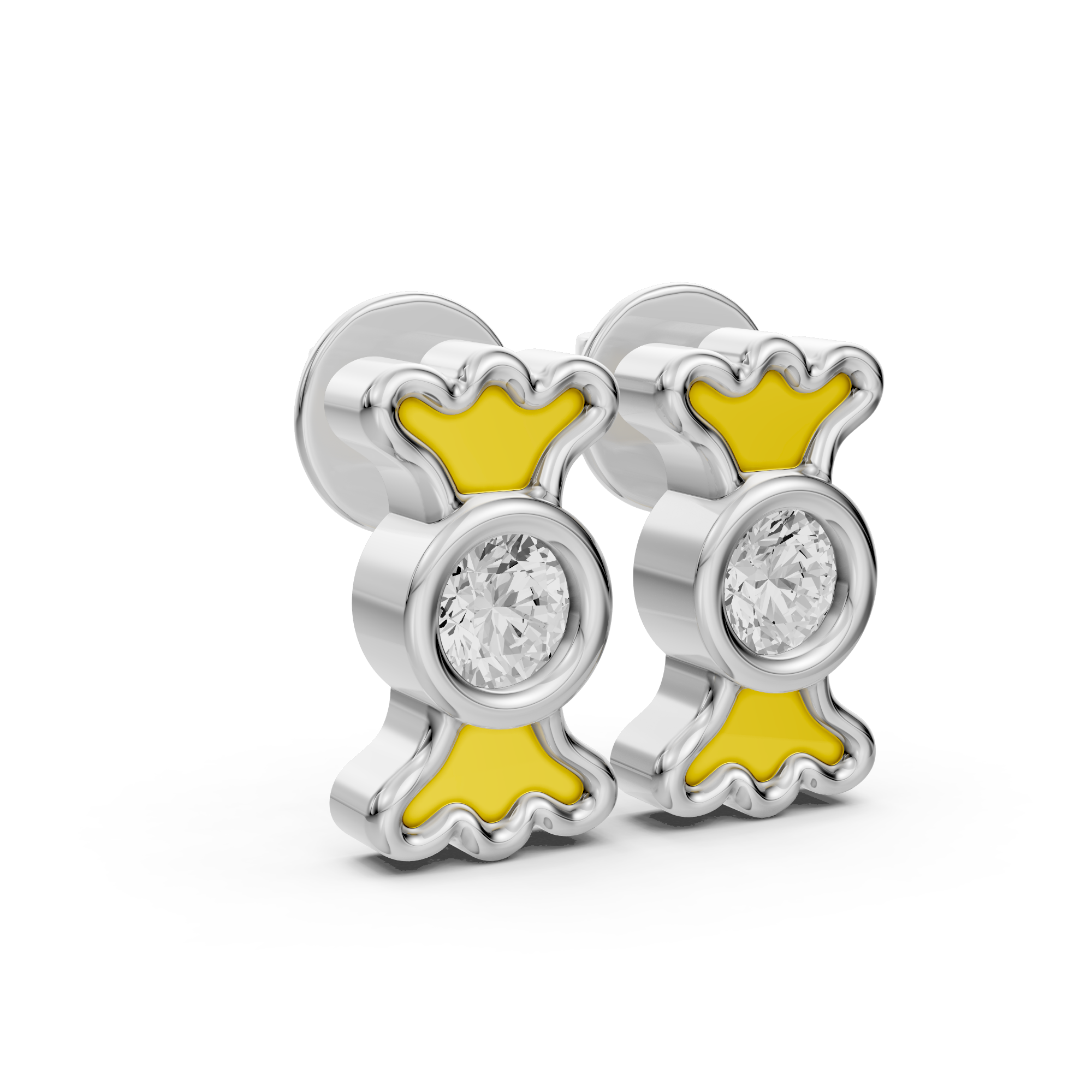 Candy Pop Diamond Studs