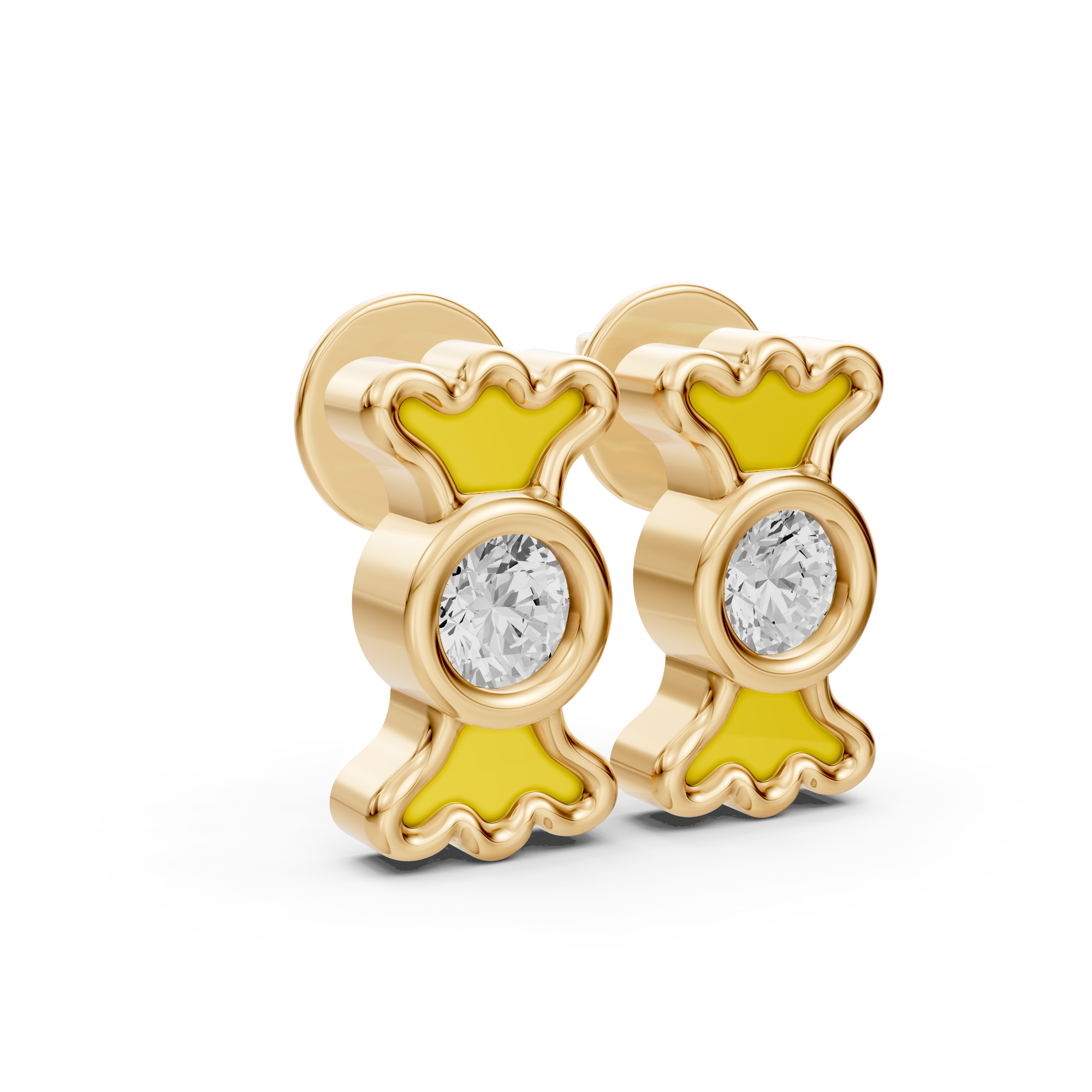 Candy Pop Diamond Studs