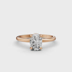 Oval Solitaire Ring