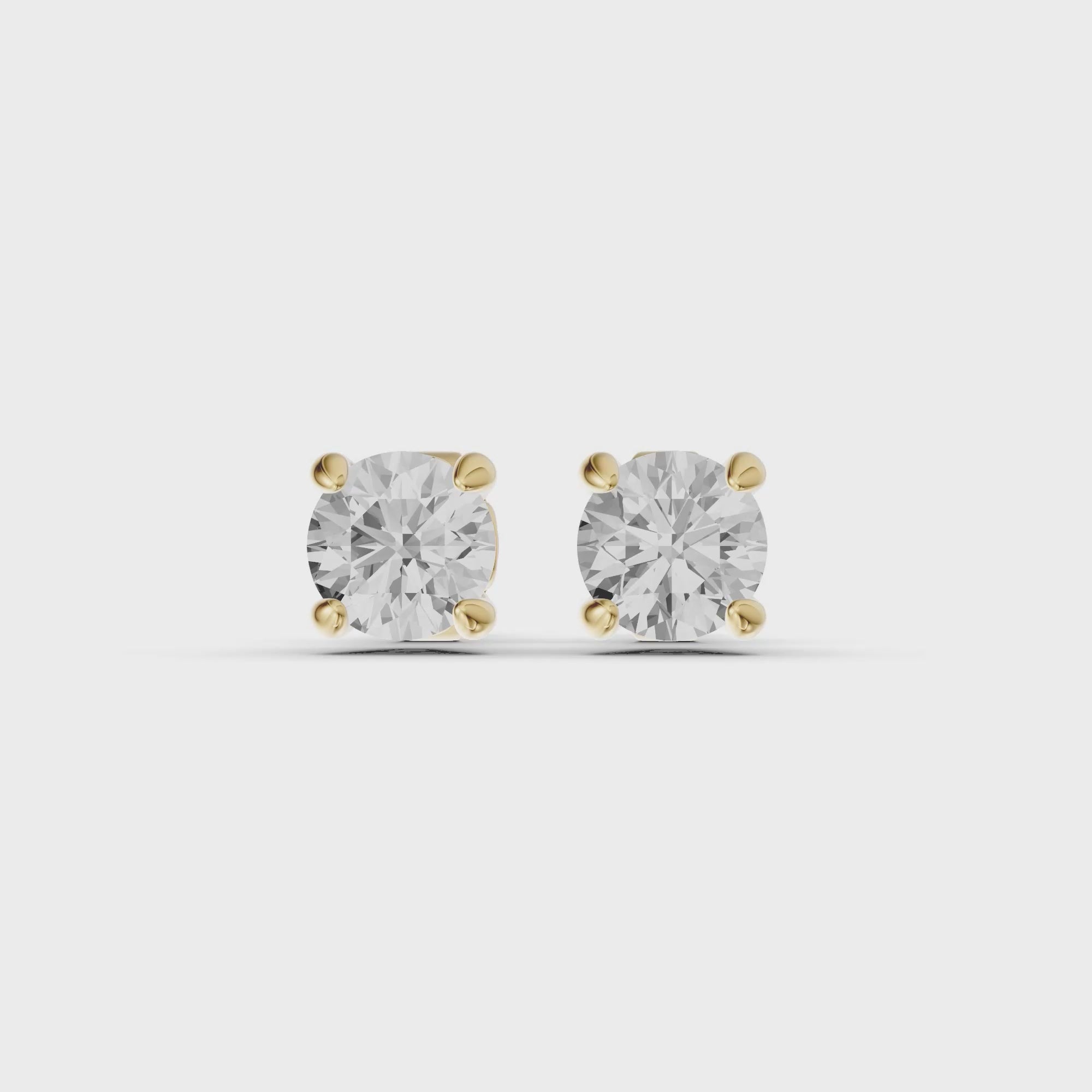 Akaari Solitaire Studs